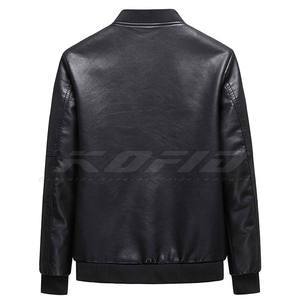 เสื้อแจ็คเก็ตหนังผู้ชาย ดีไซน์คลาสสิก สวมใส่สบาย น้ำหนักเบา ทันสมัย เหมาะสำหรับใส่ทุกวัน เสื้อแจ็คเก็ตหนังผู้ชาย - Product Image 2