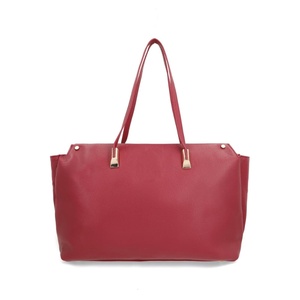 Bolso Tote de Cuero Rojo Premium con Correas Doradas, Bolso Clásico de Moda para Mujer, Proveedor Mayorista - Product Image 6