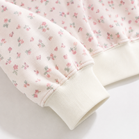 Kadınlar İçin Dik Yaka Kışlık Uzun Kollu Bol Kesim Düşük Omuz Harfli Baskılı Özel Üniversite Tarzı Kazak Polar %100 Pamuk Rüzgar Geçirmez