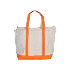 Hot <b>Sale</b> Custom Logo Printed Eco-friendly Cotton Canvas Tote <b>Bag</b> Zipper Closure Long Handle <b>for</b> Women Fashionable Shopping - Product Image 6