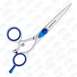 Couronne argentée bord convexe 6.0 pouces 440C cisaillement en acier Salon de coiffure style professionnel Instruments de beauté en acier de haute qualité - Product Image 5