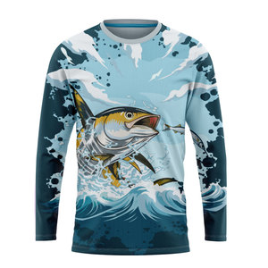 Camisetas de Pesca Personalizadas de Alta Calidad al por Mayor / Los Mejores Uniformes de Pesca Personalizados / Camisetas para Torneos de Pesca - Product Image 1