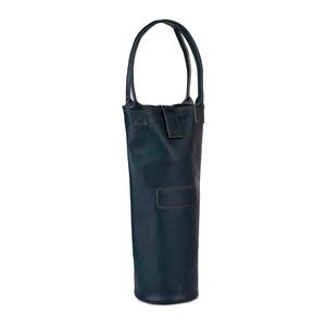 Porta Botellas de Vino de Cuero Genuino con Logotipo Personalizado al por Mayor, Estuche de Almacenamiento de Botellas Vintage Premium, Bolsa de Transporte de Vino Portátil LEB-0081B - Product Image 1