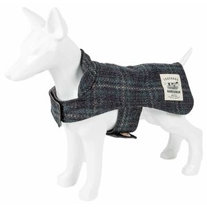 2-in-1 Reversible Windowpane Plaid Dog Jacket and Matching Pet Mat Convenient Pet Accessories - Product Image 3