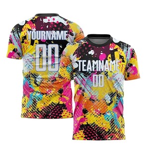 เสื้อฟุตบอลอเมริกันแบบซับลิเมชั่นสั่งทำพิเศษ ชื่อทีม 00 แบบยูนิเซ็กซ์ แขนสั้น ระบายเหงื่อได้ดี ระบายอากาศได้ดี ผลิตจากโพลีเอสเตอร์ 100% - Product Image 6