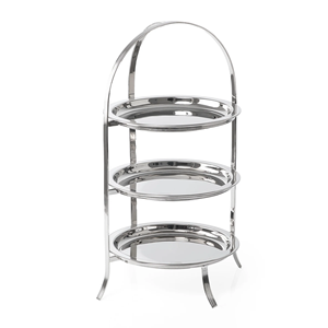 Support à pâtisserie en aluminium moulé, best-seller, pour décor de boulangerie de luxe, ajoutant une profondeur visuelle et un attrait professionnel - Product Image 3