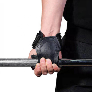 Neoprene Padded Workout Hand Grips Leather Palm Protector for Gym Pull Ups Deadlift <b>Weight</b> Lifting <b>Training</b> Gear Supplier - Product Image 5