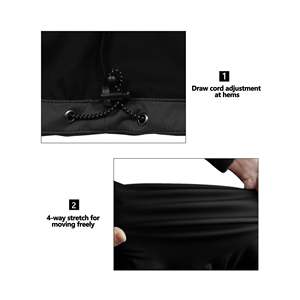 Chaleco Reflectante de Alta Visibilidad con Capucha para Mujer, Cortavientos, Térmico, para Montaña, Seguridad Nocturna, Deportivo - Product Image 4