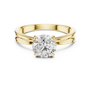 Bague élégante en diamant de laboratoire, or, joaillerie fine de qualité supérieure, style tendance, coupe brillante, IGI - Product Image 1