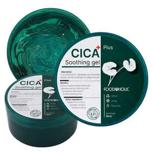 FOODAHOLIC CICA PLUS 300ml Gel humectante Juego DE CUIDADO DE LA PIEL coreano para calmar la cara con CICA Cuidado DE LA PIEL - Product Image 2