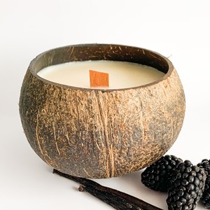 Decorative aromatic <b>candles</b> dining table accents top-pick handmade coconut shell bowl <b>candle</b> - Product Image 5