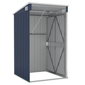 46.5 antracite "x39.4" x70.1 \ "struttura di stoccaggio in acciaio per capannone da giardino a parete - Product Image 6