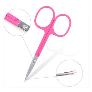 Ciseaux de manucure Morje en acier inoxydable chirurgical, manche droit, lame affûtée, pour droitiers, pour soins des ongles, usage adulte, durables et simples - Product Image 3