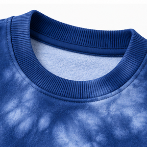 Sweat-shirt tie-dye teint à la main en molleton bouclette décontracté à col rond, personnalisable, vente en gros, fabricant de vêtements streetwear tendance - Product Image 5