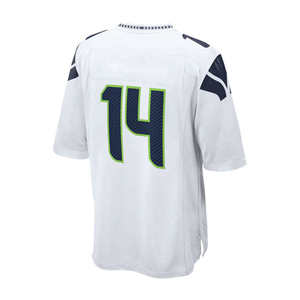 Camisetas de fútbol americano de color blanco sólido para hombre, talla grande, OEM, para la temporada de verano, con logo personalizado, mangas cortas. - Product Image 2