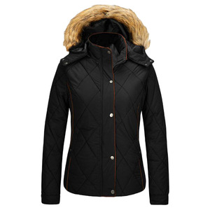 Veste d'hiver pour homme, rembourrée en polyester de haute qualité, coupe-vent, respirante, épaisse, chaude, avec capuche en fourrure - Product Image 6