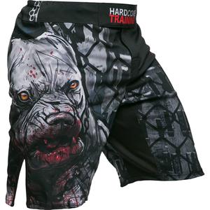 Pantalones Cortos de Artes Marciales Mixtas (MMA) y Jiu Jitsu Unisex Hechos a Medida, Sublimados, de Poliéster Elástico en Cuatro Direcciones, Hasta la Rodilla, de Secado Rápido - Product Image 1