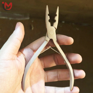 Professional <b>Multi</b> Hole Hair Extension <b>Pliers</b> Stainless Steel Ergonomic Rubber Grip Micro Ring Fitting <b>Tool</b> For Hair Stylists - Product Image 6