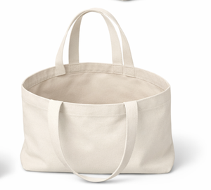 Custom printed Large Capacity Women Beige Cotton Canvas Shoulder Gift Tote Shopping <b>Bag</b> with Handle Custom Logo - Product Image 5