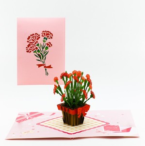 การ์ดป๊อปอัพ 3 มิติ การ์ดอวยพรลายดอกไม้ การ์ดอวยพรลายดอกไม้พิมพ์ลายศิลปะ การ์ดอวยพร 3 มิติ การ์ดของขวัญแบบกำหนดเอง การ์ดอวยพรทำมือ 3 มิติ - Product Image 1