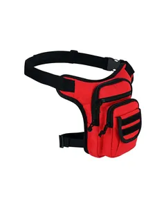 Bolso de Pierna Moderno en Forma de Barril para Actividades al Aire Libre, Ligero y Duradero, con Tela Recubierta de PU, Cierre de Cremallera y Correas Ajustables - Product Image 1
