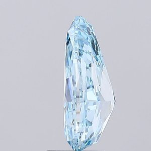 Diamant synthétique de laboratoire bleu vif fantaisie, 3,14 carats, taille poire, clarté VS2, excellente taille, certifié IGI, diamant synthétique non monté - Product Image 4