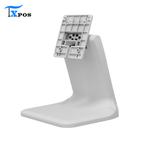 Alliage d'aluminium Noir/Blanc 15 pouces POS System Stand Touch Monitor Bracket Standard VESA Holes Stand