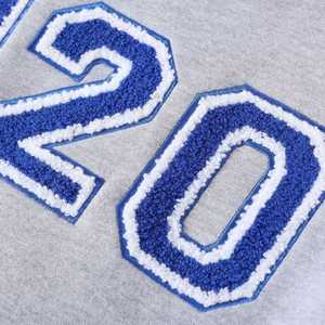 Sudadera Gris con Cuello Redondo Zeta Phi Beta 1920, Bordado Chenille, Ropa de la Hermandad Griega, Sudadera Unisex de Algodón Premium - Product Image 5