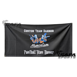 Bandera Personalizada para Equipo de Paintball, Vinilo Resistente para Interiores y Exteriores, Bandera de Ganador con Ojales para Eventos, Campos y Torneos - Product Image 1