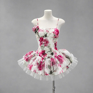Vestido elegante de manga corta para mujer, ideal para combinar elegancia, comodidad, estilo casual y formal para diversos eventos, maxi de seda. - Product Image 4