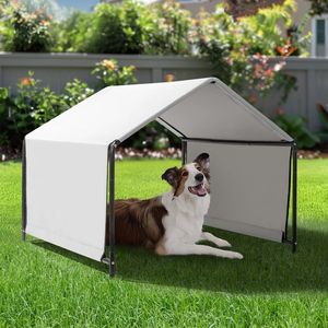 Grande Tenda per Cani Grigia 4*4*3.3FT, Casette e Arredi Premium per Animali Domestici per un Soggiorno Confortevole - Product Image 1