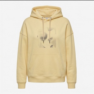 Women Oversize O-Neck Sweatshirt Full Cotton <b>Drop</b> Shoulder Hoodie Style Pullover Casual Streetwear New Customized Color - Product Image 1