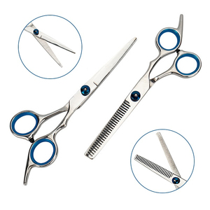 New Arrival Right Handed Stainless Steel Hair <b>Thinning</b> Scissors Sharp Tip Straight Blade for Barbers Salon Use - Product Image 2