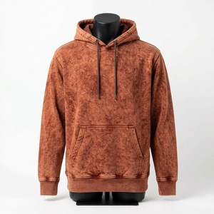 Sudaderas con Capucha de Secado Rápido y Lavado Ácido Más Vendidas para Hombre, Sudadera Holgada de Gran Tamaño 100% Algodón, Estilo Urbano - Product Image 1