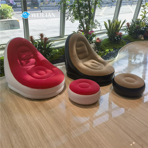 Ghế <span class=keywords><strong>sofa</strong></span> hơi bơm hơi PVC hiện đại WEILIAN bán buôn, ghế thư giãn gấp gọn, ghế hơi di động, đồ nội thất bơm hơi ngoài trời, cắm trại - Product Image 3