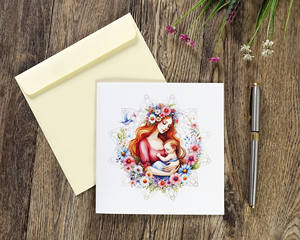 การ์ดอวยพรป๊อปอัพ 3 มิติ รูปช่อดอกไม้ สร้างสรรค์สำหรับวันแม่ เพื่อแสดงความขอบคุณ - Product Image 4