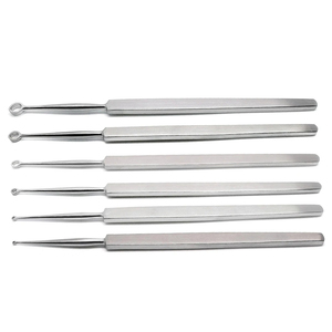Juego de Curetas Dérmicas Manuales SureMed Instruments, 6 Piezas, Acero Inoxidable de Grado Médico, Kit de Instrumentos Quirúrgicos ORL para Uso Clínico - Product Image 3