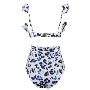 Bikini deux pièces style sirène avec lacets latéraux, liens ajustables et design dos nu, collection Ocean Breeze - Product Image 3