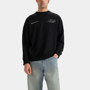 Sweat-shirt surdimensionné d'inspiration cyberpunk avec des graphismes en relief 3D néon et des cordons de serrage techniques - Product Image 3