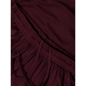 กางเกงขาสั้นชายหาดลำลองสำหรับผู้ชาย - สีเทาพื้นฐานพร้อมลายต้นปาล์มสีขาว ปลากระเบน และลายดอกไม้สีแดง - เอวยางยืด - Product Image 5