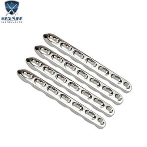 Plaques de compression vétérinaires à trous personnalisés en acier inoxydable pour implants chirurgicaux orthopédiques de fixation osseuse - Product Image 1