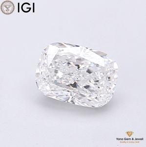 La Mejor Opción: Diamante Cultivado en Laboratorio CVD de 1.00 Quilates, Corte Cojín, con Certificado IGI, Claridad VVS1, Color D, para Anillo de Compromiso Especial - Product Image 1