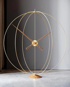 Globe Style Gold Metal <b>Table</b> <b>Clock</b> Ideal For Bedroom Side <b>Table</b> Decor And Luxury Home Interior Styling Or Gift For Housewarming - Product Image 4