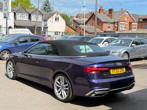 OFERTA JUSTA 2022 A5 CABRIOLET 2.0 TFSI 35 S LINE E-TRONIC EURO 6 2DR - Product Image 2