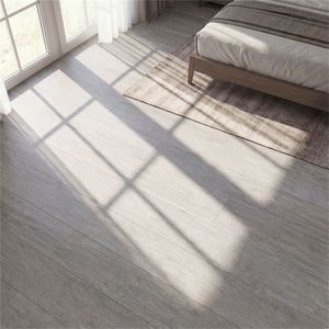 48-Pack Wood Look Vinyl Plank <b>Flooring</b> 36 Sq.Ft Waterproof 8mm Thick PVC <b>Tiles</b> Smooth Gray Home Basement <b>Tiles</b> Easy <b>Interlocking</b> - Product Image 6