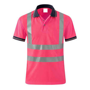 Camiseta de Trabajo para Hombre, Personalizada, de Alta Calidad, de Algodón Ignífugo, Transpirable, de Manga Corta, con Alta Visibilidad y Reflectante - Product Image 1