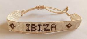 Bracelet à perles Ibiza, cordon réglable, style bohème, bijoux unisexes, perles plaquées or - Product Image 5