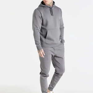 Survêtements d'hiver personnalisés pour hommes, en molleton, à capuche, ensemble de jogging, vêtements de rue décontractés de qualité supérieure - Product Image 1