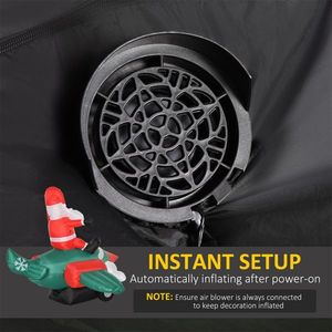 Pupazzo di Neve Gonfiabile Natalizio per Decorazioni Esterne Festive - Product Image 4