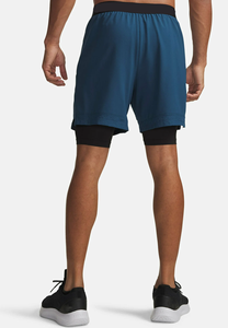 Men's Black Solid Quick Dry Elastic Waist Bermuda Shorts <b>Mid</b> Rise Casual Sport Short - Product Image 5